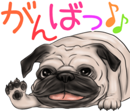 otyamena Pug and Bulldog sticker #10728346