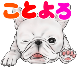otyamena Pug and Bulldog sticker #10728359