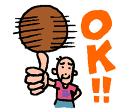 Old man's Hoop time sticker #10729840