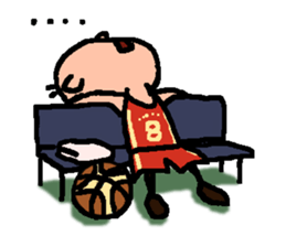 Old man's Hoop time sticker #10729872