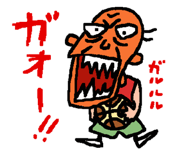 Old man's Hoop time sticker #10729874