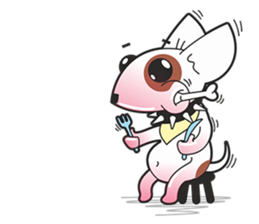 Bob Bull Terrier sticker #10730339