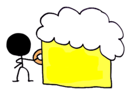 Stick drinking1 sticker #10730560