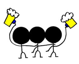 Stick drinking1 sticker #10730561