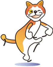 Cat character "Meow" and "Nic". sticker #10730761