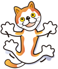 Cat character "Meow" and "Nic". sticker #10730763