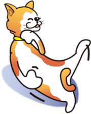 Cat character "Meow" and "Nic". sticker #10730766