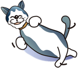 Cat character "Meow" and "Nic". sticker #10730776