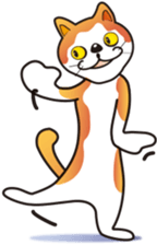 Cat character "Meow" and "Nic". sticker #10730799