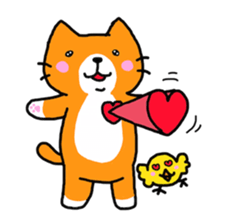 Sticker of healing cat 2 sticker #10731176