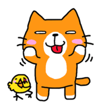 Sticker of healing cat 2 sticker #10731188