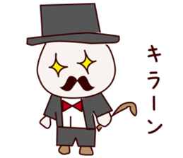 Mr. gentleman and lady sticker #10731209