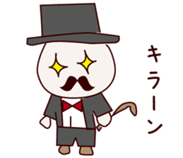 Mr. gentleman and lady sticker #10731209