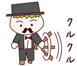 Mr. gentleman and lady sticker #10731216