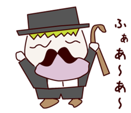 Mr. gentleman and lady sticker #10731217