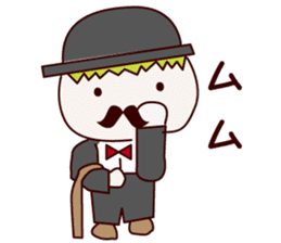 Mr. gentleman and lady sticker #10731228