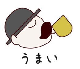 Mr. gentleman and lady sticker #10731229