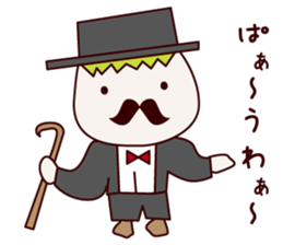 Mr. gentleman and lady sticker #10731238