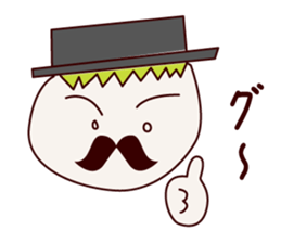 Mr. gentleman and lady sticker #10731239