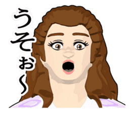 New version : Ms. Honesty sticker #10732323