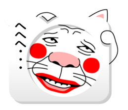 Balloon and Cat! sticker #10733827