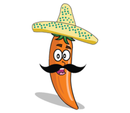 Yellow Hot Chili Peppers sticker #10733889