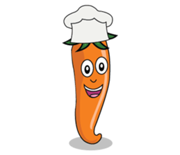 Yellow Hot Chili Peppers sticker #10733890