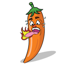 Yellow Hot Chili Peppers sticker #10733892