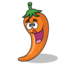 Yellow Hot Chili Peppers sticker #10733895