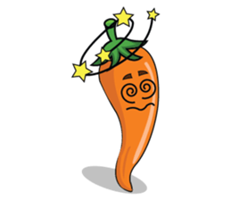 Yellow Hot Chili Peppers sticker #10733898