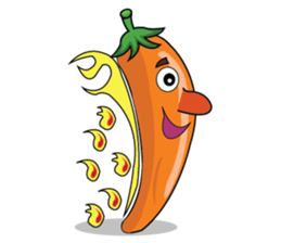 Yellow Hot Chili Peppers sticker #10733900