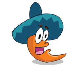 Yellow Hot Chili Peppers sticker #10733902