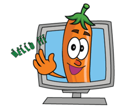 Yellow Hot Chili Peppers sticker #10733905