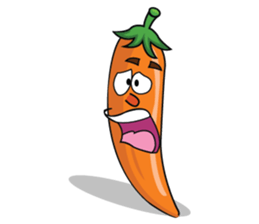 Yellow Hot Chili Peppers sticker #10733906