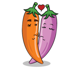 Yellow Hot Chili Peppers sticker #10733908