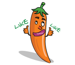 Yellow Hot Chili Peppers sticker #10733911