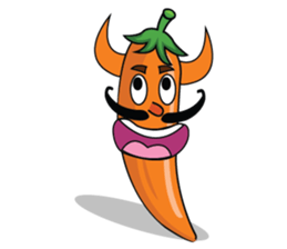 Yellow Hot Chili Peppers sticker #10733912