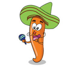 Yellow Hot Chili Peppers sticker #10733914