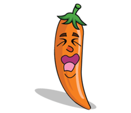 Yellow Hot Chili Peppers sticker #10733915