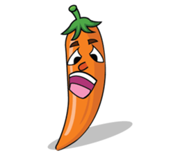 Yellow Hot Chili Peppers sticker #10733916