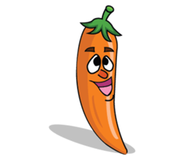 Yellow Hot Chili Peppers sticker #10733917