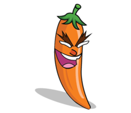 Yellow Hot Chili Peppers sticker #10733919