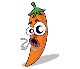 Yellow Hot Chili Peppers sticker #10733926