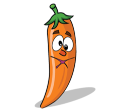 Yellow Hot Chili Peppers sticker #10733927