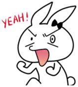 Silly Bunny's emotions sticker #10734051