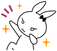 Silly Bunny's emotions sticker #10734052