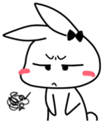 Silly Bunny's emotions sticker #10734054