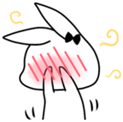 Silly Bunny's emotions sticker #10734055