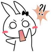 Silly Bunny's emotions sticker #10734057
