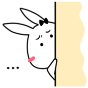 Silly Bunny's emotions sticker #10734061
